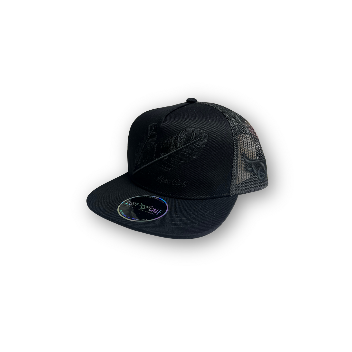 Youth Lost Calf Hat - Blackout Tribe Flat