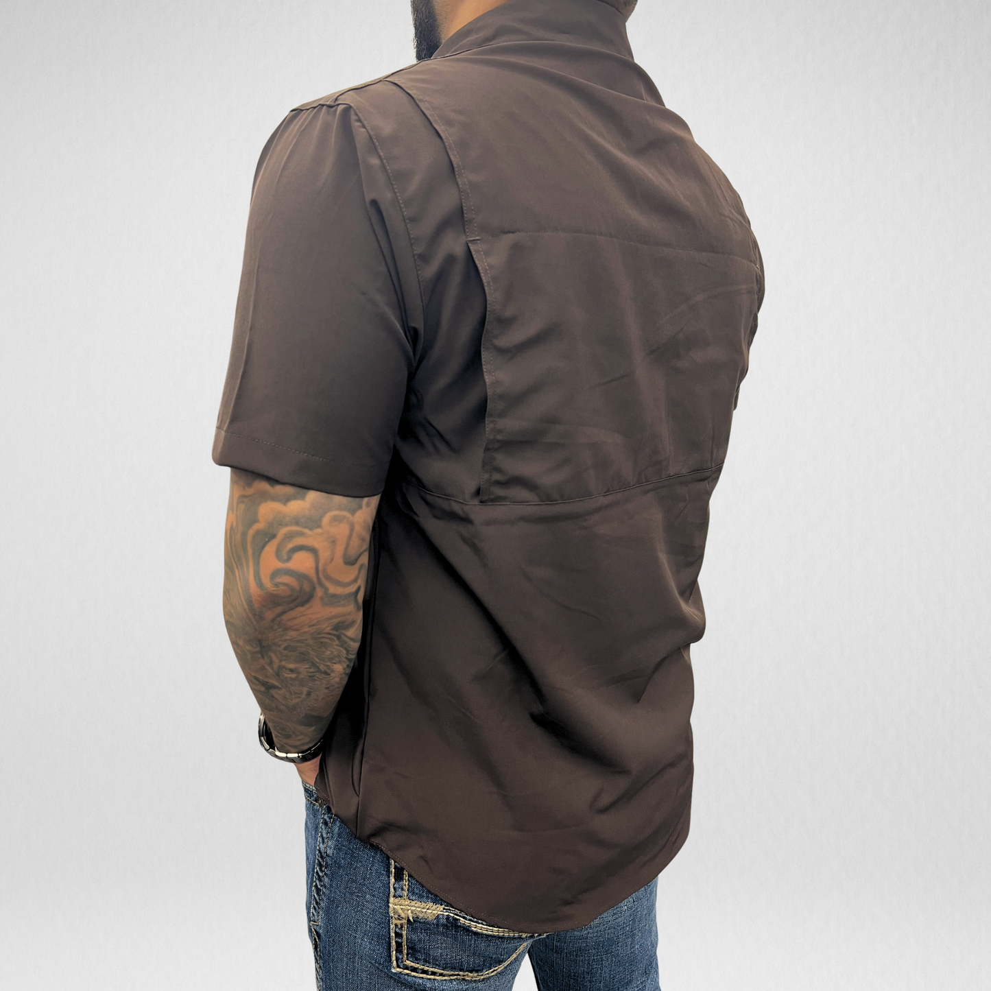 Men's APS Tek S/S Shirt - Chocolate