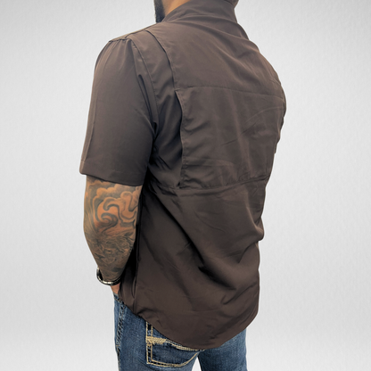Men's APS Tek S/S Shirt - Chocolate