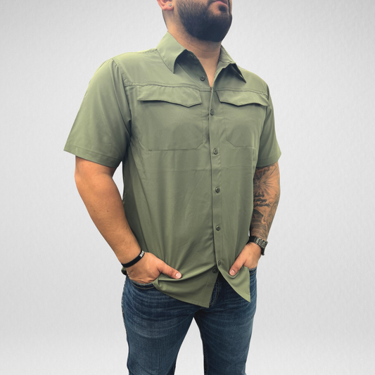 Men's APS Tek S/S Shirt - Olive
