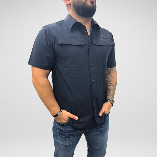 Men's APS Tek S/S Shirt - Navy