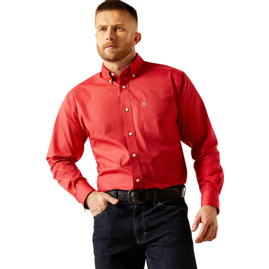 Ariat WF Dangelo L/S Shirt - Red