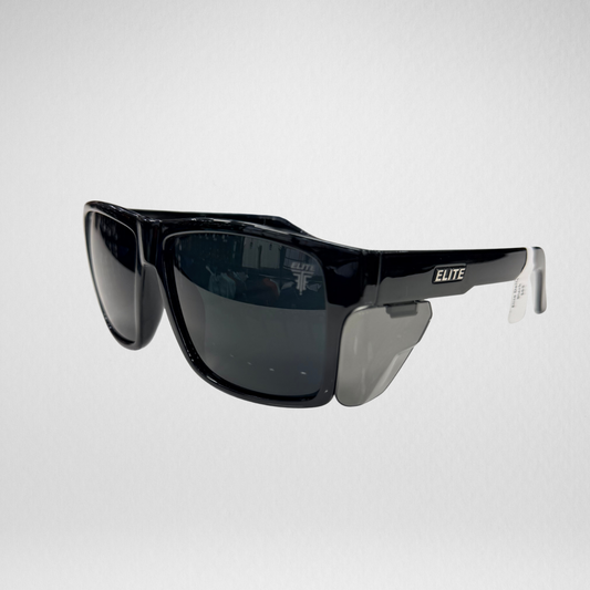 Elite Polarized Z87+ Sunglasses - Delta Black