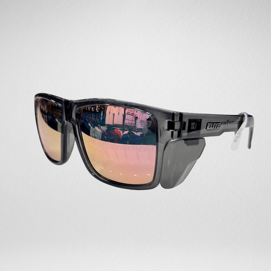 Elite Polarized Z87+ Sunglasses - Delta Rose Gold