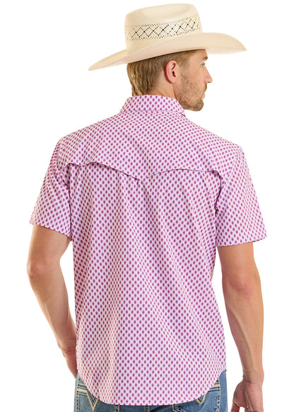 Rock&Roll TEK Mesh Mini Geo Print - White