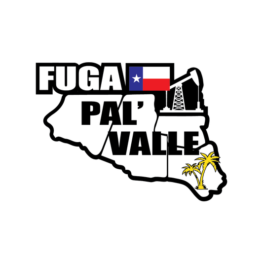 Fuga Pal' Valle Oilfield Sticker