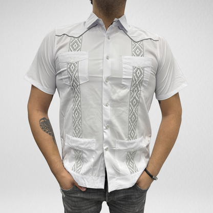 Men's Performance Guayaberas - White