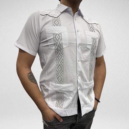Men's Performance Guayaberas - White