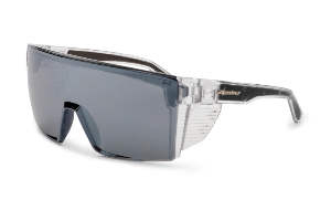Bomber - Buzz Z87+ Johnny Crystal Clear Frame / Silver Mirror Sunglasses