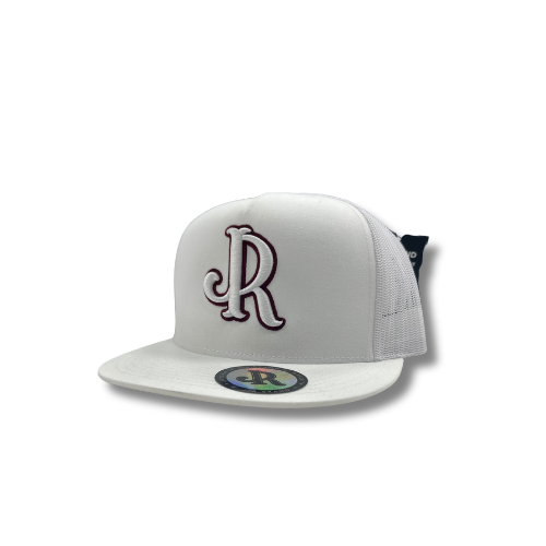 JJR Brand - White Maroon