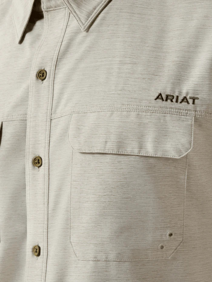 Ariat Men’s VentTEK Outbound Fitted Shirt - Burnt Olive