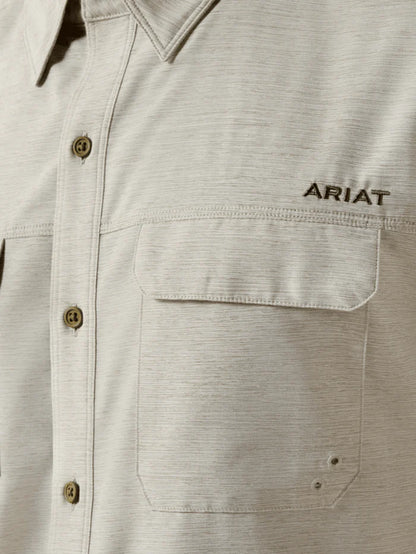 Ariat Men’s VentTEK Outbound Fitted Shirt - Burnt Olive