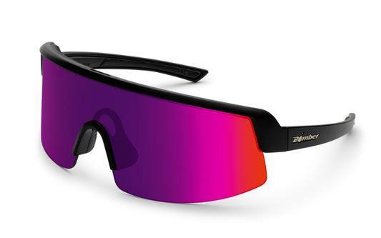Bomber - Rippa Z87+ Polarized Black Matte/Pink Mirror Polarized