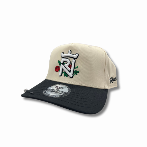 Rusty Nail Hat - Marfil/Black Rose Crown