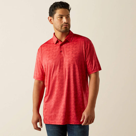 AriatTEK Classic 360 AirFlow Polo - Scarlet