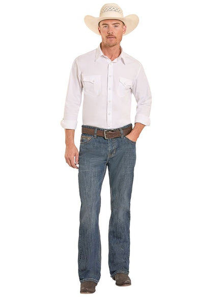 Rock&Roll Denim Relaxed Boot Cut Jean - Rope Stitch